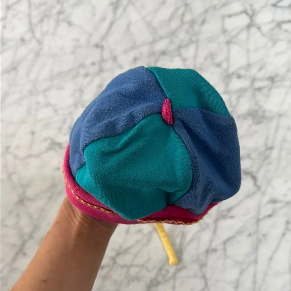 Vintage Rainbow GYMBOREE Colorblock SUMMER HAT OS